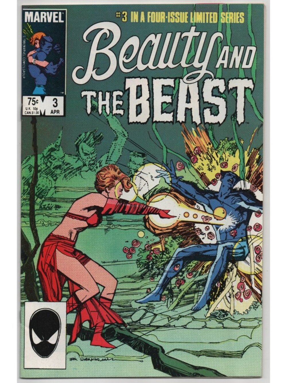 Beauty and the Beast 3 Marvel Comics 1985 VF 8.0 Dazzler Beast